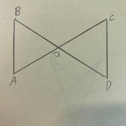 На рисунке аб параллельно сд докажите что ао ос bo