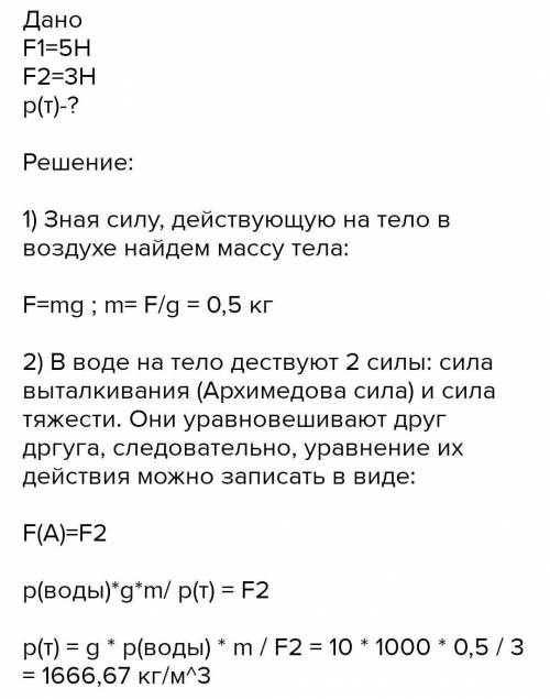 На рисунке показано тело подвешенное к пружине