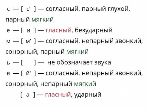 Береза разбор слова по звукам и буквам схема