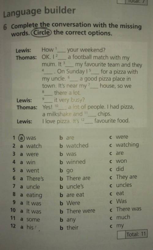 Circle the words. Complete the conversation. Complete the missing Words. Complete the conversation with the missing Words. Circle the correct options. Circle the correct correct option.