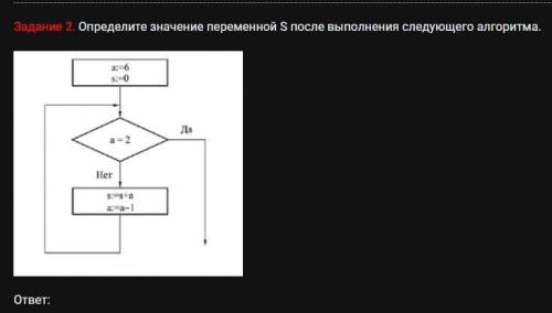 Определите значение следующих. Выполните следующий алгоритм. Какое значение получит переменная y после выполнения алгоритма. Определите значение переменной s x:125.