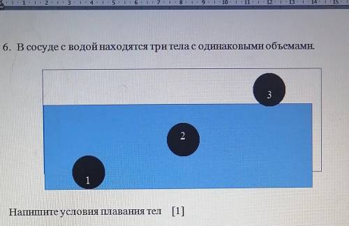 Два тела одинакового объема