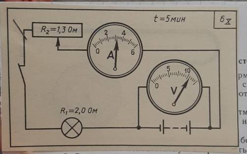 На рисунке изображена шкала делений амперметра согласно показаниям прибора сила тока в цепи равна