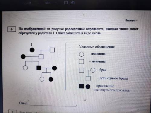 По изображенной на рисунке родословной определите