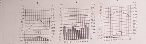 Рассмотрите рисунки с изображением климатограмм впр 7 класс география