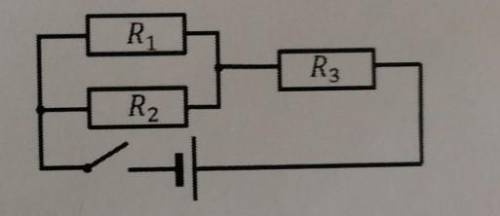 На рисунке представлен участок электрической цепи наименьшее количество теплоты выделится