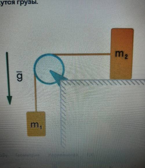 В системе показанной на рисунке блоки легкие нить невесомая и нерастяжимая трение отсутствует 2m 3m