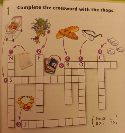 4 complete the crossword