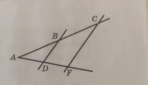 Ab 10 см. На рисунке bd CF ab=10 см BC=12. На рисунке bd парал CF, ab=10 см.