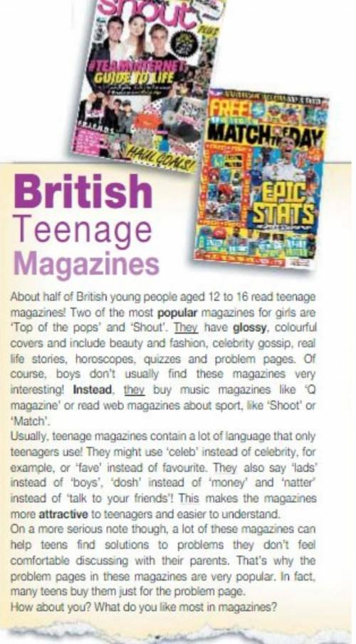 British teenage magazines перевод текста 7. Teenage Magazines 7 класс. British teenage Magazines краткий. Пересказ текста British teenage Magazines. British teenage Magazines пересказ.