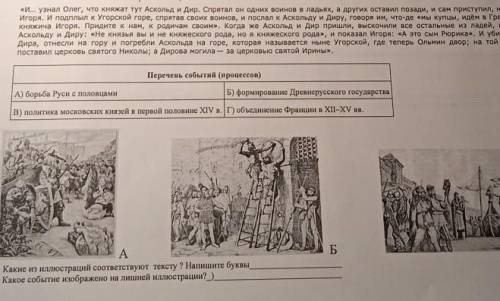 Рассмотрите иллюстрацию и определите в каком году произошло событие изображенное на схеме 1 вариант