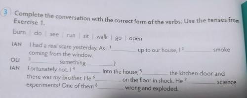 Use the correct form of the verbs