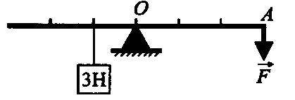 На рисунке показан рычаг к которому в точке а