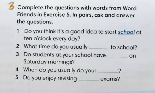 Exercise 5 answer the questions. Read Tina"s blog in pairs ask and answer the qiestions.