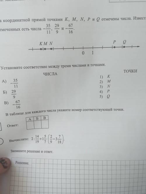 На координатной прямой отмечены числа p q